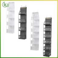 [Wishshopeelxl] Over Door Storage Organizer Space Saver Closet Organizer Behind Door Storage