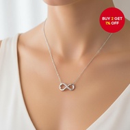 Versatile Eternal Love Heart Necklace for Women with Light Luxury Gemstone Pendant Jewelry