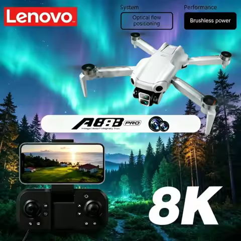 Lenovo A888 Pro Drone Professional 8K Dual Camera 5G WIFI Remote Control with screen Brushless Motor