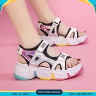 HNK STORE - ADULT MOUNTAIN WEDGES SANDALS WITH HOLONGRAM COMBINATION SYNTHETIC MATERIALELEGAN FS 276