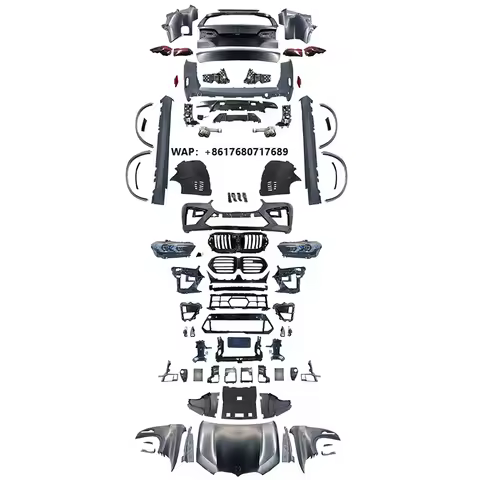 For X5 E70 Body Kit 2007-2014 Upgrade to 2024 F95 X5M Model Bodykit Front and Rear Car Bumper Side S