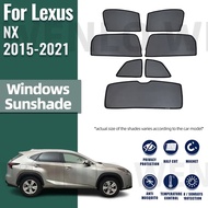 For Lexus NX 2015-2021 200H 300H NX200 NX300H Car Curtain Window Sunshade Covers Magnetic Sun Shade 