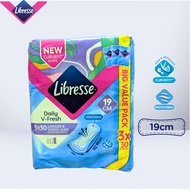 Libresse Longer & Wider Slim Panty Liner 19cm ( 3 x 30s )