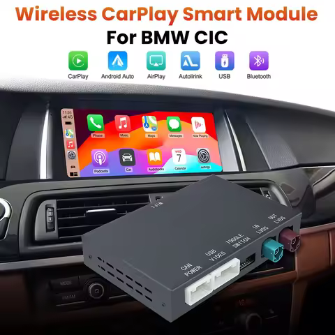 Wireless CarPlay Android Auto For BMW CIC system 1 2 3 4 5 X1 X3 X4 X5 F20 F21 F23 F30 F31 F34 F35 F