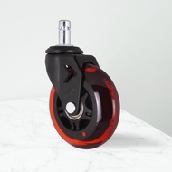 AXL溜冰輪辦公椅輪 創新擋板設計辦公椅輪 超靜音並且安全不夾腳