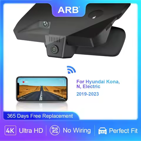 ARB 4K UHD Dashcam for Hyundai Kona/Kona N 2019-2023, OEM Look Car Camera with WIFI APP Night Vision