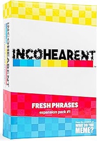 WHAT DO YOU MEME? Incohearent Fresh Phrases Expansion Pack - 180 New Cards for Incohearent Game, Age