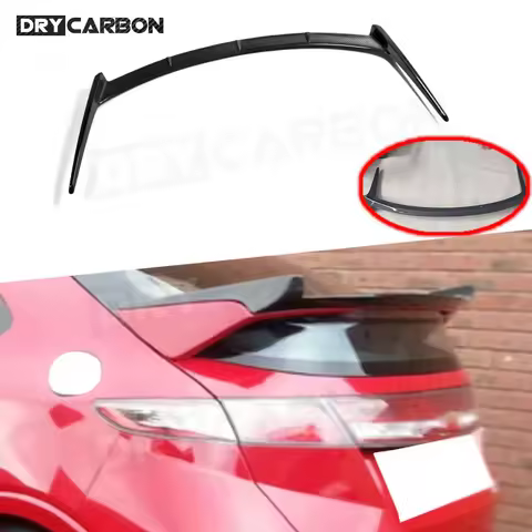 for Honda Civic FN2 2007-2011 Rear Racing Spoiler Tuning Body Kit Car Accessories FRP Rear Trunk Win