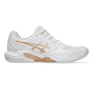 Asics Gel Dedicate 9 White/Champagne Women Pickleball Shoes 1042A317.100 26052536900