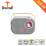 BYINTEK K16 Full HD 1920*1080P 4K Smart Android 9.0 Wifi Mini Portable LED Video Home Theater 1080P Projector for Smarto