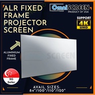 INSTOCK [FIXED ALUMIMIUM FRAME SCREEN] 16:09 (ALR) PROJECTOR SCREEN - TURN YOUR VIDEO QUALITY WITH BETTER CONTRAST