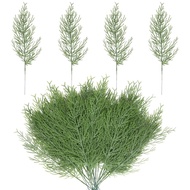 Artificial Pine Branches-13.7 Inches Fake Greenery Plants Pine Sprigs-Faux Pine Leaves Picks for DIY