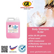 Hair & Body Shampoo Shampoo 2 in 1/ Hair & Body Wash / Antibacterial / Escape / Liquid / 5L