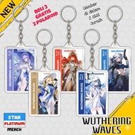 GANTUNGAN Wuthering Waves Keychain - Wuthering Waves Keychain - Anime Game Keychain - Phoebe Keychai
