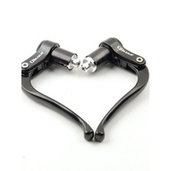 Bicycle Folding Bike Three-Finger Brake Lever Aluminum Alloy Road Bike Dead Speed Horn Airplane Leve