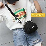 Nike mini square sling bags women men canvas shoulder bag handbag casual bag