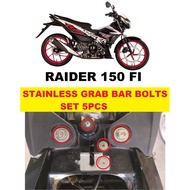 Raider 150 fi Grab bar Stainless bolts set