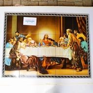 PUTRA Keramik Panel Perjamuan Kudus Yesus 15 X 20 X 25 TERMURAH