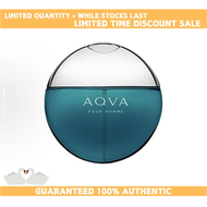 Bvlgari Aqva Pour Homme 100% AUTHENTIC Eau De Toilette 100ML