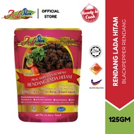 Rempah RENDANG LADA HITAM AsliPure HALAL [125gm] | Black Pepper Premix Spices Chicken Meat Mutton