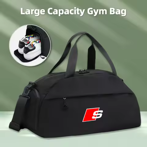Car Styling Travel Bag Large Capacity Gym Sports Shoulder Backpack For Audi Sline A1 A3 A4 A5 A6 A7