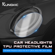 Car Headlight Lamp Protector Film Sticker Anti-scratch For Mini Cooper F54 F55 F56 F57 F60 Car Acces
