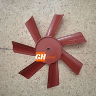 MERAH 7-leaf rice thresher fan red carrier fan/