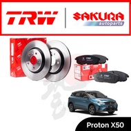 X50 Rear Disc Rotor & Disc Pad Set  TRW