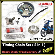 X5 YAMAHA LC135 4S V1- V7 TIMING CHAIN SET TENSIOBER GUIDE TIMING GEAR CRANK SHAFT GEAR