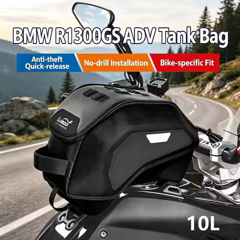 LOBOO 10L Motorcycle Special Fuel Tank Bag Magnetic Anti-theft Quick Dismantling Motorcycle Travel I
