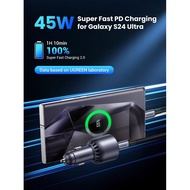 Ugreen Fast Charging Car Charger + Iphone Cable, Type C, Micro Usb