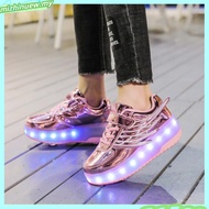 Heelys wing single-wheel LED shoes kids luminous shoes youth pulley sports shoes sneakers for women 