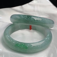 [Có Giấy Chứng Nhận] Vòng Tay Đá Sapphire Dầu Đá Tự Nhiên Myanmar Vòng Tay Chính Hãng Đá Ngọc Bích Q