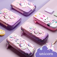 Unicorn Pencil Case Trousse Scolaire Kawaii Stationery 3D Pencil Cases For Girls Cute School Supplie