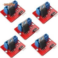 WOLFAY 5pcs MOSFET, IRF520 red Driver Module, irf520 mosfet Compatible for Arduino MCU ARM MCU