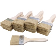 20pcs Low Cost Paint Brushes or Chip Brush with Wooden Handle,3" Width for Paint,Stain,Varnish, Gess