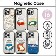 CASETi SSEBONG SICK OF EVERYTHING Duck Hard Plastic Acrylic Case Cover For iPhone 16 11 12 13 14 15 