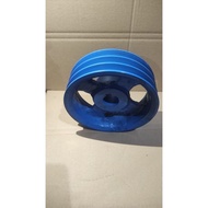 IRON PULLEY B3X7" INCH (17.5CM) AS 1" inch, 2" inch, 30mm, 32mm, 38mm, Bent