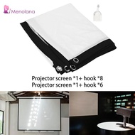 [Menolana] 16:9 Projector Screen Movie Screen Foldable Portable Projector Screen for Travel