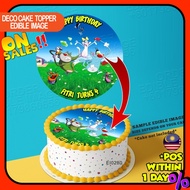 Printing EI Oggy and the Cockroaches Edible Image Print Cake Photo Icing Paper Birthday Sticker Kek 