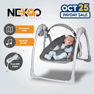 Electric Baby Swing  Mastela Deluxe Rocking Chair Portable baby cradle Auto Swing