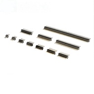 Electronic Parts 1.27mm Pitch Inline Pin Header Single Pin Header 1 * 2P/3/4/5/6/7/8/10/12/20/40/50P