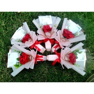 MAWAR Flannel rose bouquet flannel bouquet cheap flower bouquet bucket bouquet mini flower bouquet m