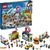 LEGO City Donut Shop Opening 60233 Store Opening Build and Play with Toy Taxi Van and Truck with Cra