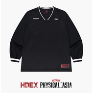 [HDEX] < Top Of Physical Fitness: Asia Challenge > Gint Fit Mesh Breathable Sports Long Sleeve Black
