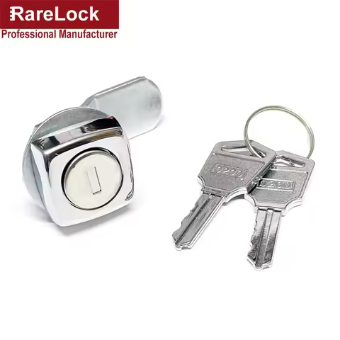 Round Cabinet Cam Lock Waterproof for Home Drawer Strorage-box GYM Locker Hardware Rarelock MMS500 G