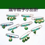 Taoyuan Shipment Small Zongzi Pin Corsage Accessories Pin Temperament Brooch Green Pin Cute Brooch B