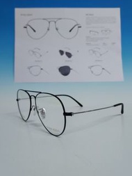 文青眼鏡 鈦金屬 Titanium IP 幼框/大鏡框