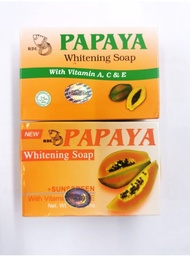 RDL PAPAYA WHITENING SOAP / PAPAYA WHITENING SOAP + SUNSCREEN