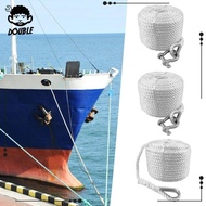 [ Boat Anchor Line, Stainless Steel Thimble, Kayak, Canoe, Double Braided Nylon Anchor Rope for Docking, Mooring, Water Sports